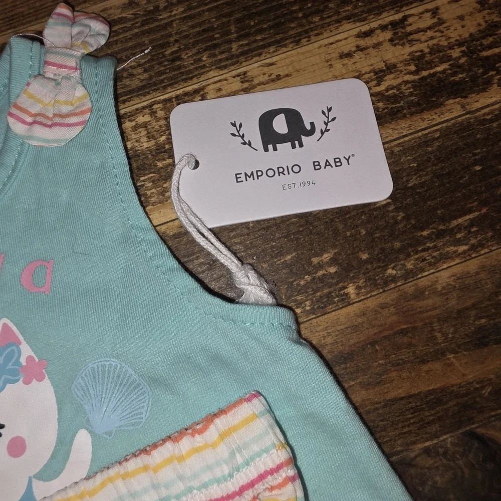 0-3 month Baby Girl/Infant Sets For Spring or Summer, 4 Cute Two Piece Outfits